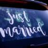Just Married -kyltti